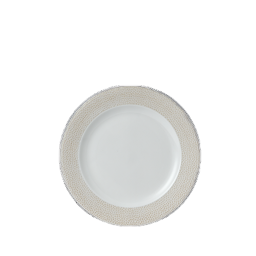 Plate 6.75 IN Beige Round 12 Count/Pack 1 Packs/Case