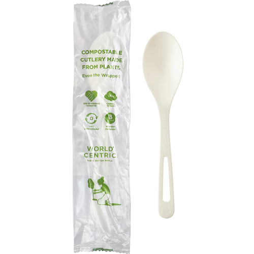 Spoon White Individually Wrapped 750/Case