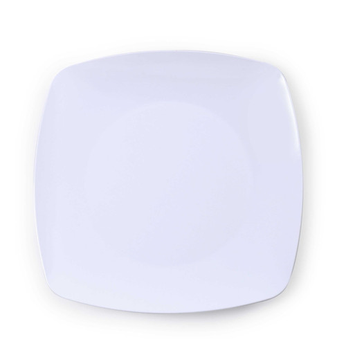 Plate 7.5 IN Plastic White Square 120/Case