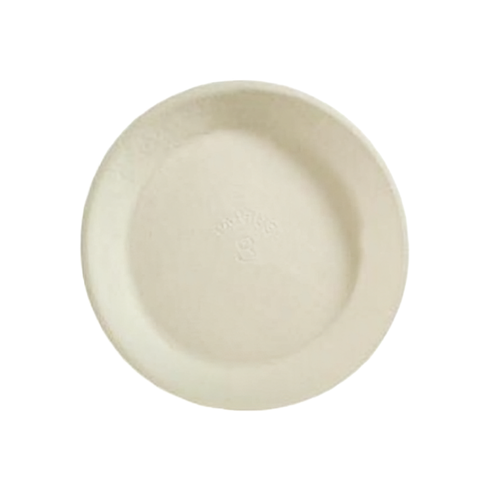 Plate 8X0.8 IN Paper Natural Round 500/Case