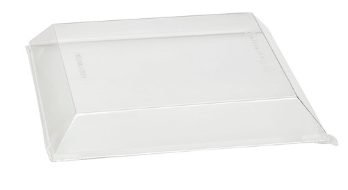 Lid 9.05X9.05X1.33 IN PET Clear For Plate 25 Count/Pack 4 Packs/Case 100 Count/Case