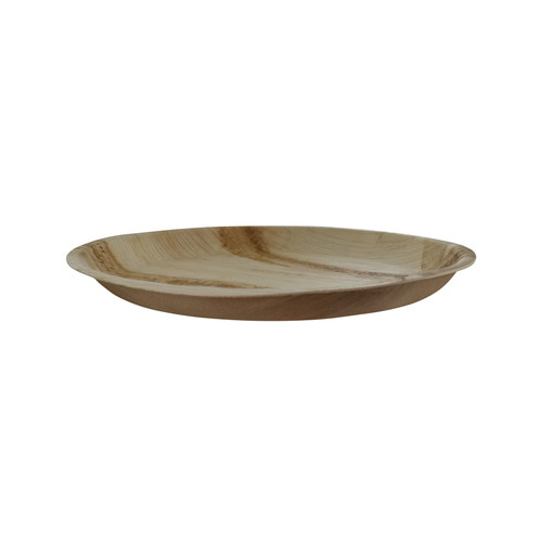 Plate 12X1 IN Palm Leaf Natural Round Microwave Safe Freezer Safe Oven Safe 25 Count/Pack 4 Packs/Case 100 Count/Case