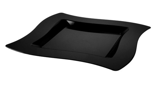 Plate 6.5 IN PS Black 120/Case