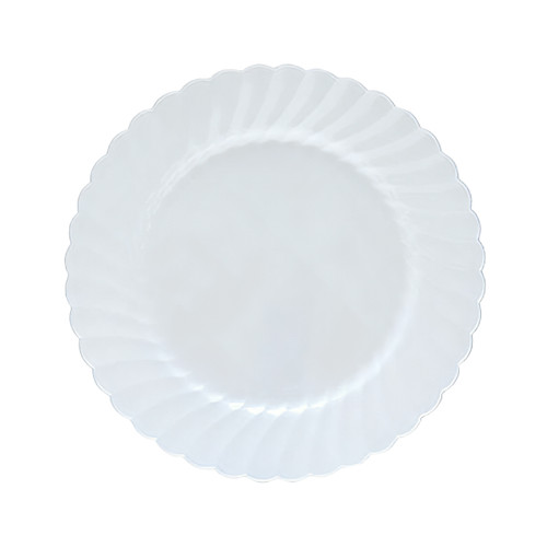 WNA Plate Plastic White 180/Case