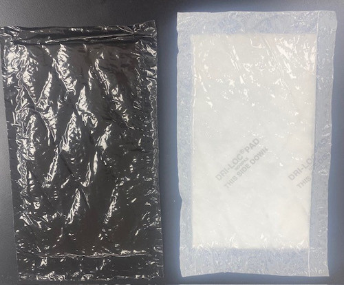 Dri-Loc® AC75 Meat Pad 4.75X7 IN White Rectangle 80GM 1000/Case
