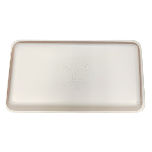 Dyne-A-Pak 15D Meat Tray 14.75X8X1.125 IN Polystyrene Foam White 200/Case