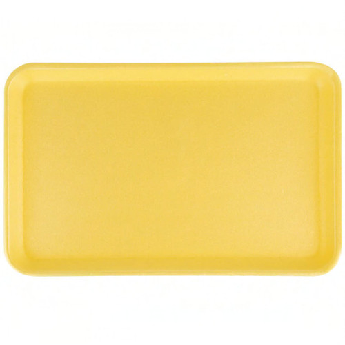 2S Meat Tray Foam Yellow 500/Case