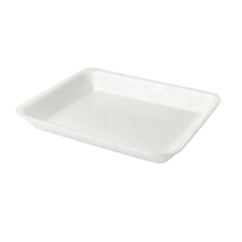 8H Tray Polystyrene Foam White 160GM Padded 400/Case