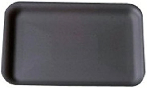 2S Meat Tray Foam Black 500/Case