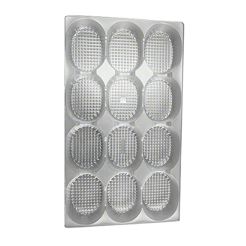 Burger Patty Tray 12 Compartment Plastic 1000/Case