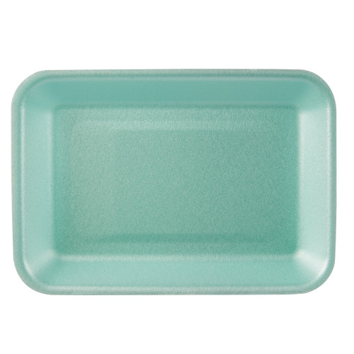 20SP Processor Tray Polystyrene Foam Green Heavy 400/Case
