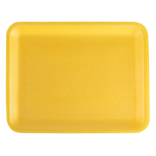 #4S Meat Tray Foam Yellow 500/Case