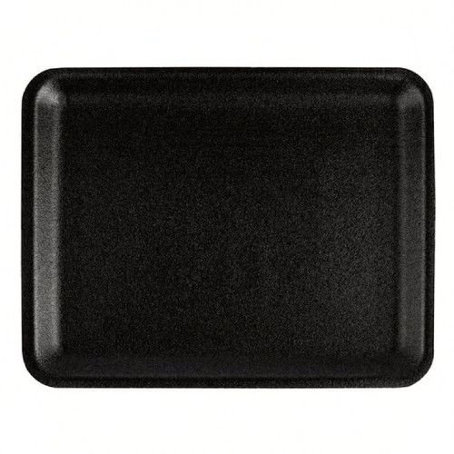 4S Meat Tray Foam Black 500/Case