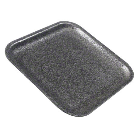 #1S Tray 5.2X5.2X0.4 IN Black 1000/Case