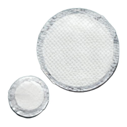 Meat Pad 2.75 IN Plastic Cellulose White Round Absorbent 7500/Case