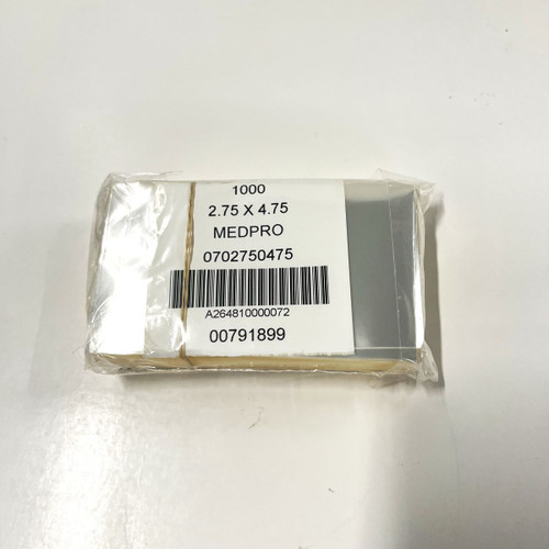 Sheet 2.75X4.75 IN Cellophane PP 10000/Case