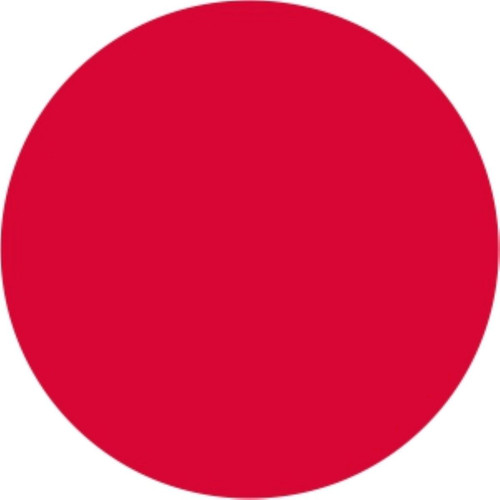 Blank Expiration Label 1 IN Red Circle All Temperature Permanent 1000 Count/Roll 12 Rolls/Case 12000 Count/Case