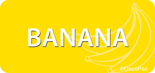 50937 Banana Label 500/Pack