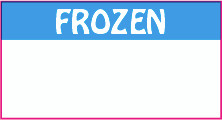 Monarch Frozen Label 17000/Pack