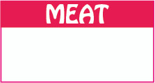 Monarch Meat 17M Label 17000/Pack