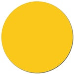 Label 1 IN Yellow Permanent 1000/Roll