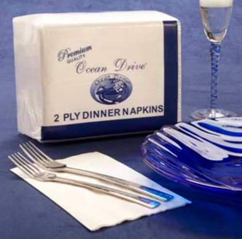 Dinner Napkins 2PLY 1/8 Fold 2800/Case