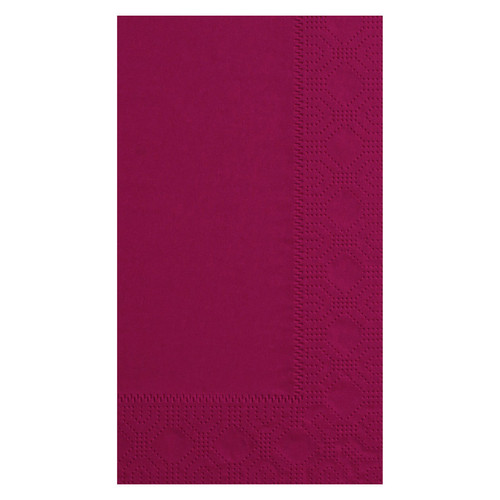 Dinner Napkins 15X17 IN Burgundy 2PLY 1000/Case