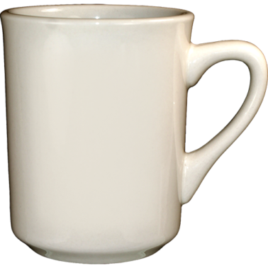 Roma™ Toledo Mug 8.5 FLOZ Stoneware American White Round 36/Case