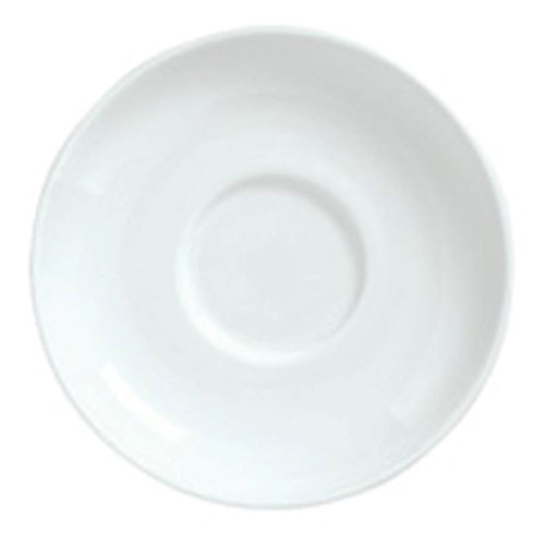 Reflections Espresso Coffee Tea Saucer 5 IN Porcelain White 36/Case