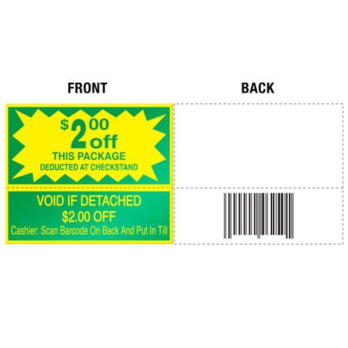 Gotts Produce $2.00 Coupon Label UPC 250/Roll