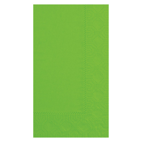 Dinner Napkins 17X15 IN Lime Green Paper 2PLY 1/8 Fold 1000/Case