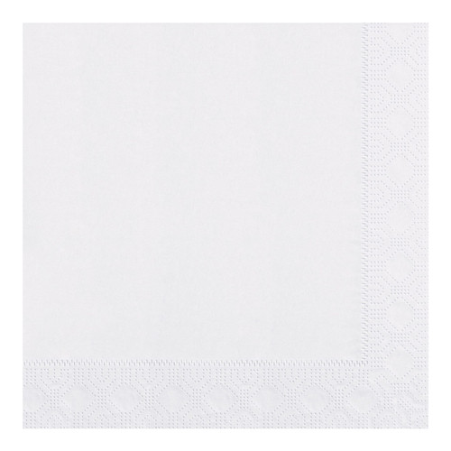 Dinner Napkins 17X17 IN 8.5X8.5 IN White Regal Tissue Paper 3PLY 1/4 Fold Embossed 100 Count/Pack 20 Packs/Case