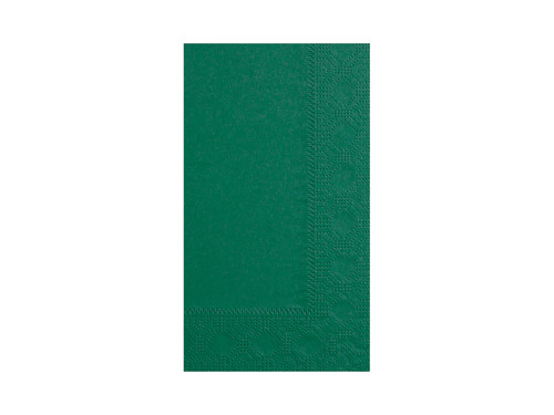 Dinner Napkins 15X17 IN 7.5X4.25 IN Hunter Green Tissue Paper 2PLY Embossed 1000/Case