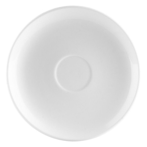 Clinton Cappuccino Saucer 6.88 IN Porcelain Round Dual Ovenable Dishwasher Safe 36/Case