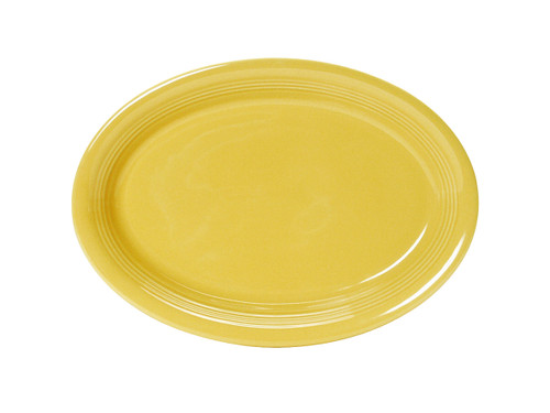 Concentrix Platter 11.5X8.75 IN China Saffron Oval Coupe Fully Vitrified 12/Case