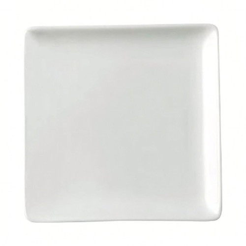 Alani Plate 7.5X7.5 IN Porcelain White Square Dual Ovenable Dishwasher Safe 24/Case