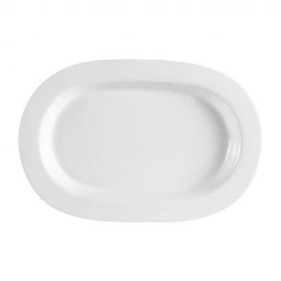 Platter 14X9.25X1.25 IN Porcelain Rectangle Specialty Dual Ovenable Dishwasher Safe 12/Case