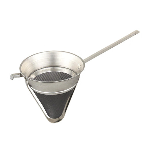 Bouillon Strainer Tin Plated Extra-Fine Mesh 1/Each