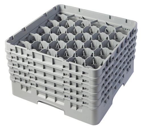 Camrack® Glass Rack 10.125 IN 30 Compartment Soft Gray 1/Each