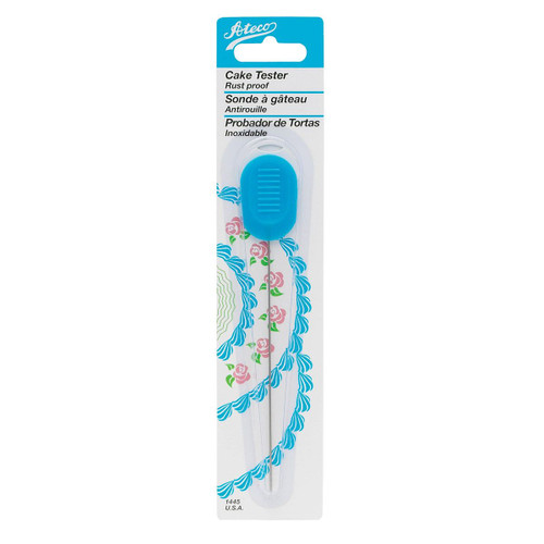 Ateco Cake Tester 6.25X1X0.06 IN Stainless Steel Plastic 1/Each
