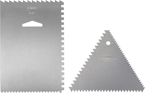 Ateco Decorating Comb Aluminum Silver 1/Each