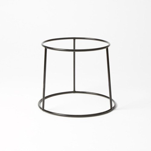 Seafood Tower Stand 7.5 IN Steel Polyvinyl Chloride (PVC) Black Hand Wash 1/Each