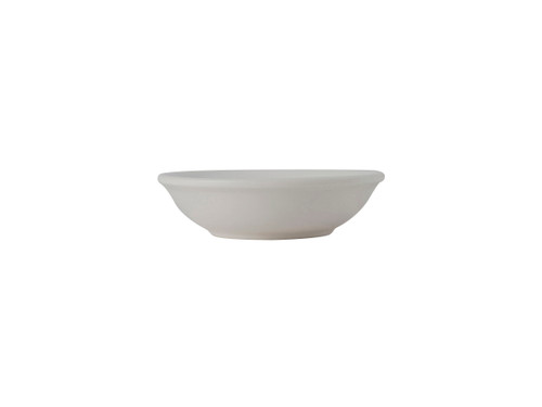 TuxTrendz Zion Fruit Dish 5.5 OZ China Matte White Round Fully Vitrified Embossed 12/Case