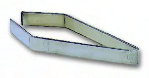 Fish Bone Tweezers 3.625 IN Stainless Steel Beveled Edge Base 1/Each
