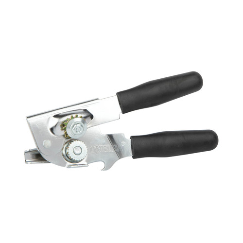 Can Opener Aluminum Silicone Black Portable 1/Each
