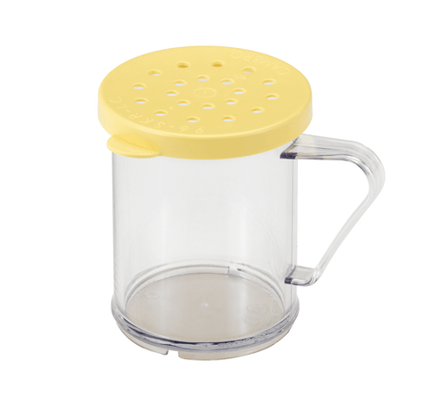 Cheese Shaker 10 OZ Clear Yellow 12/Case