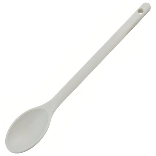 Spoon 12 IN Nylon Off-White BPA Free Heat Resistant Up To 400° 12/Dozen