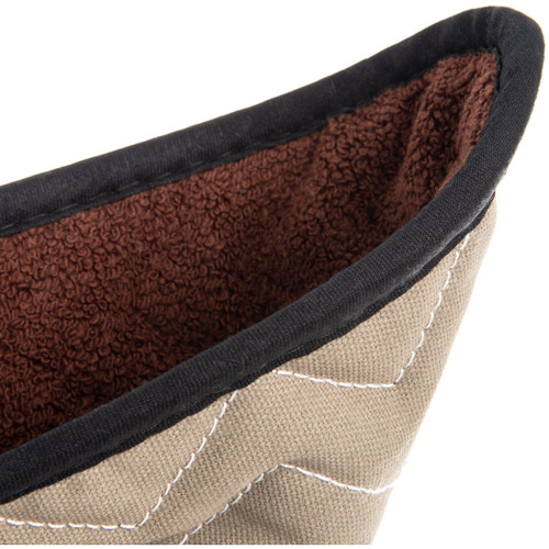 San Jamar Pot Holder 3X11X14 IN BestGuard® (Poly/Cotton Blend) Terry Cloth Tan Quilted 12/Pack