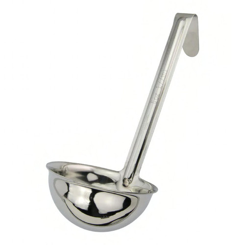 Ladle 6 OZ Stainless Steel 1-Piece With 6 IN Handle Heavy Duty Dishwasher Safe 1/Each
