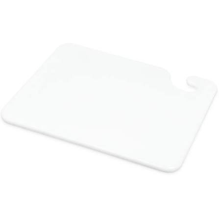 San Jamar Cutting Board 10X12 IN White 1/Each